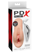 PDX Plus Perfect Pussy Realistic Male Glory Stroker Masturbators and Strokers